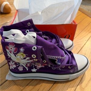 Purple womens Shoes with Fairy Design